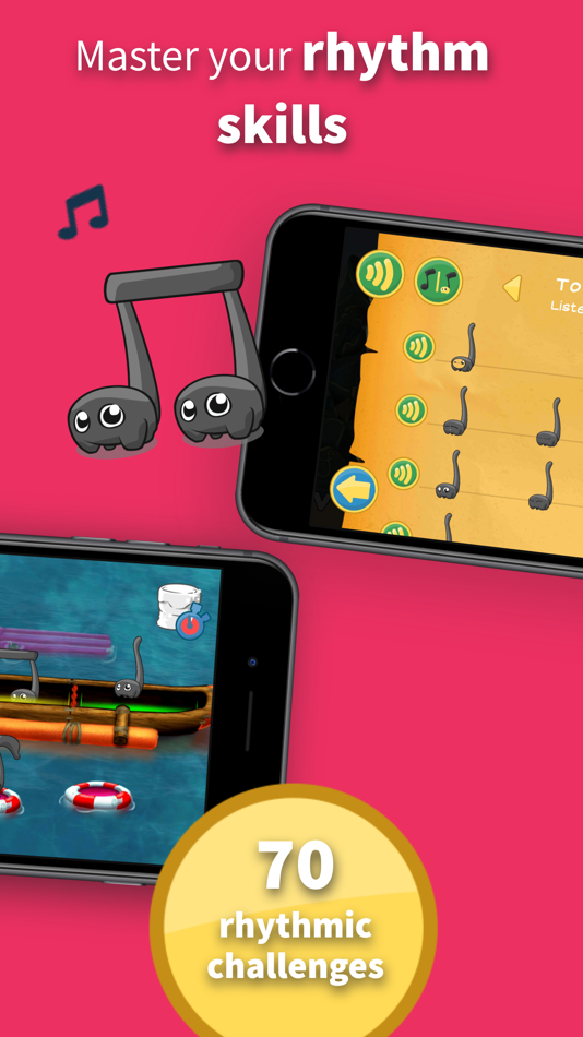 #3. Learn music: Rhythmic Village (iOS) Bởi: Insignio Labs