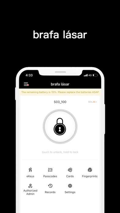 brafa lásar Screenshot