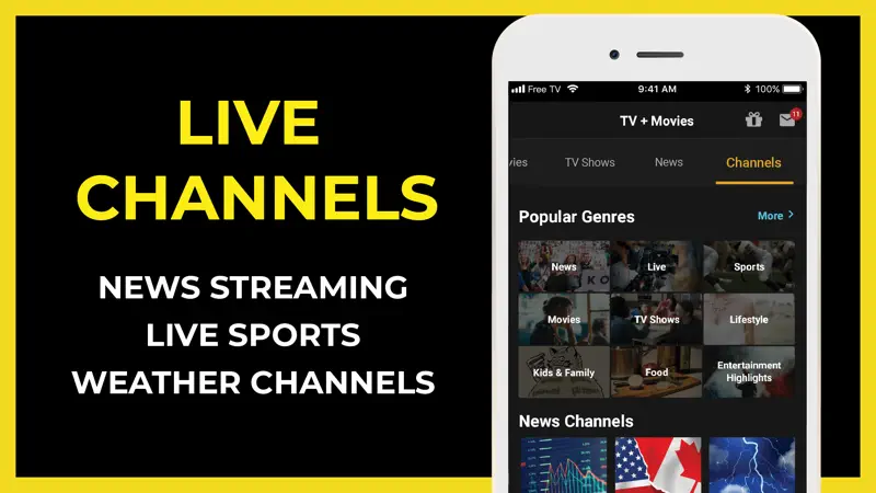 FREECABLE TV: News & TV Shows screenshot 5 of 8