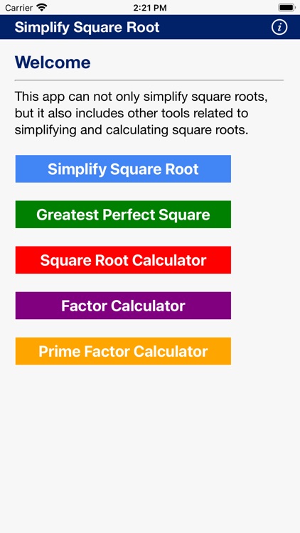 Simplify Square Root