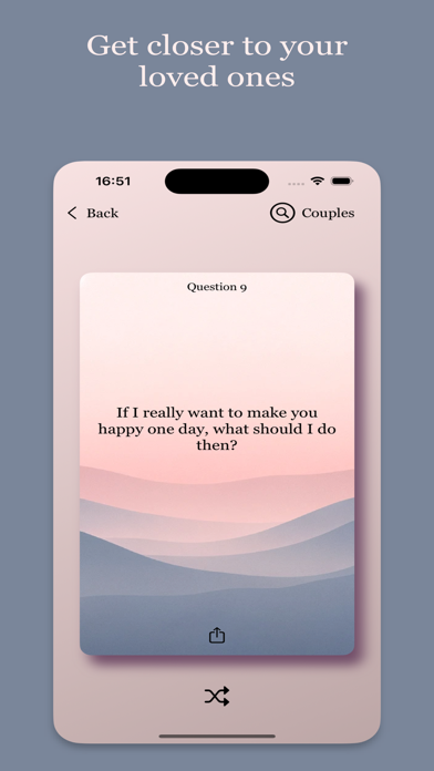 Unfold: Questions cards Screenshot