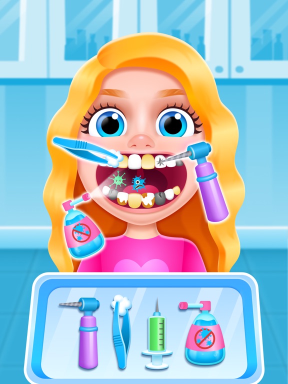 歯医者 ドクター 子供 ゲーム - 歯磨きゲーム 共 動物のおすすめ画像2