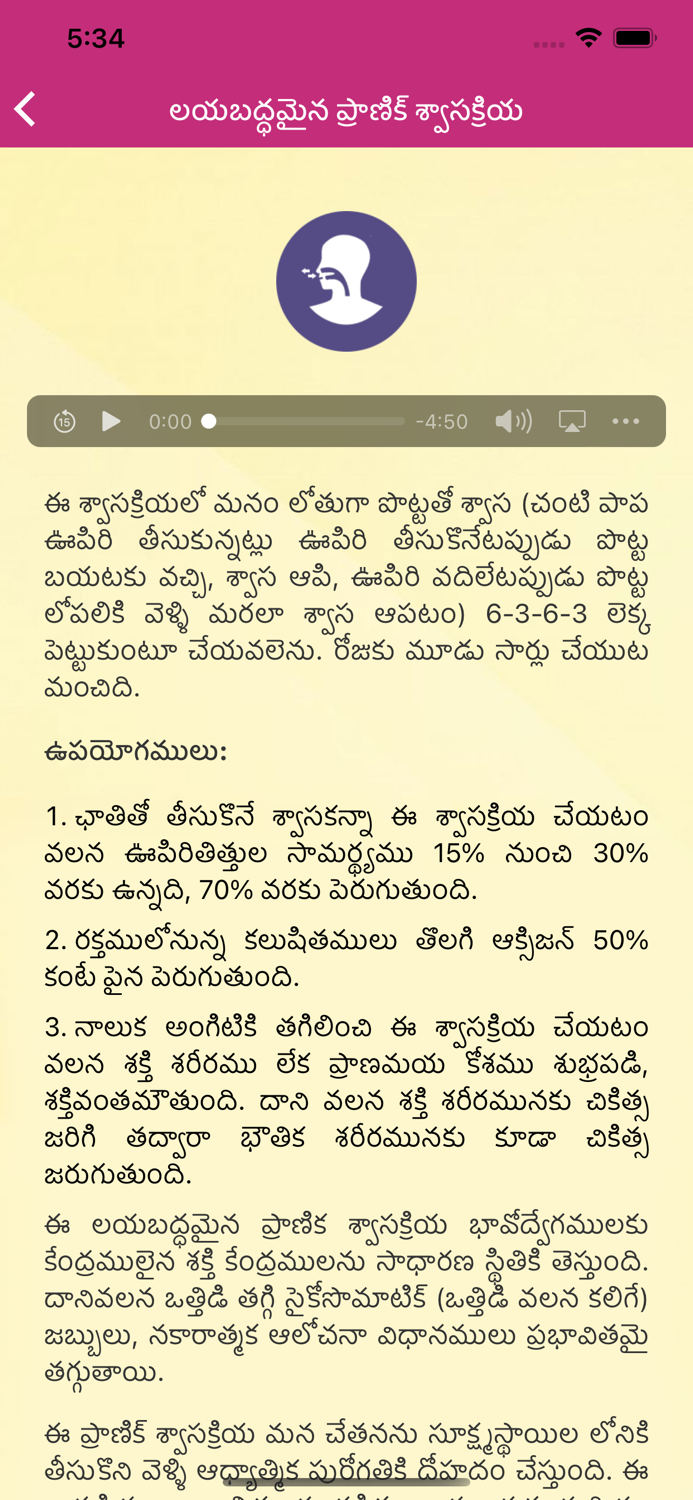 YPV Sadhana - Telugu