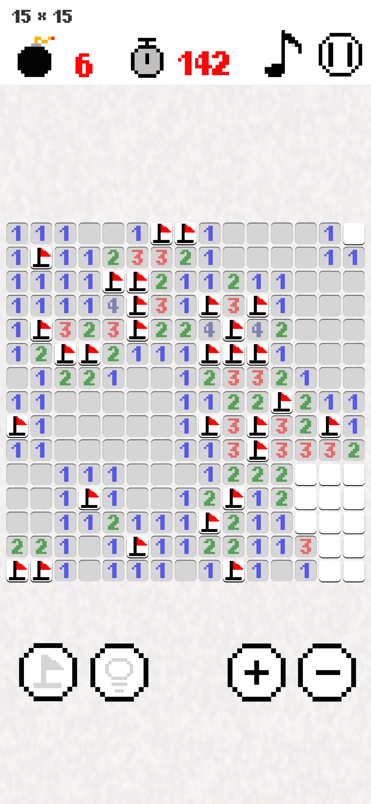 Minesweeper-Brain train puzzle