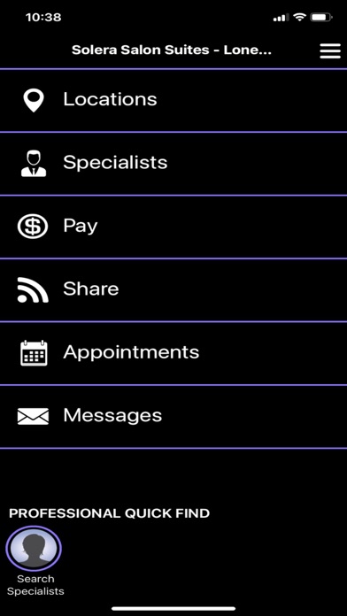 Solera Salon & Spa Screenshot