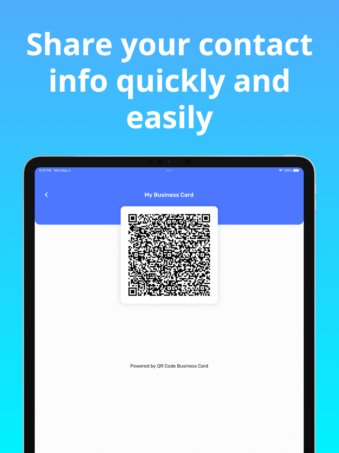 QR Code Business Card