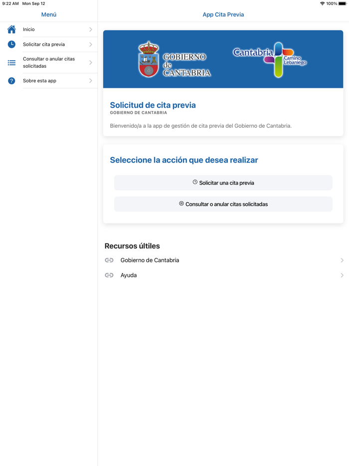 Cita Previa Cantabria