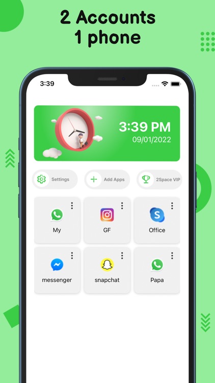 2Space - Multiple Accounts
