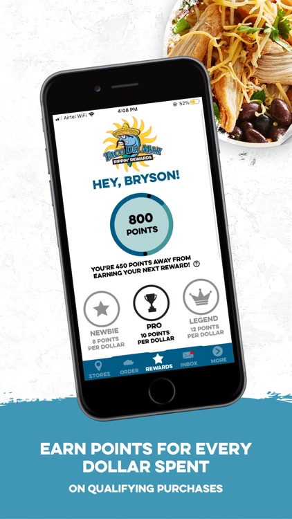 Taco Del Mar Rippin' Rewards