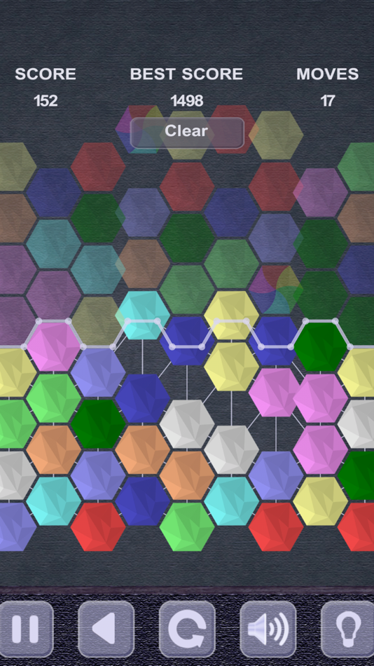 #7. Bubbles Hexagon Puzzle (iOS) Podle: Ruslan Goncharenko