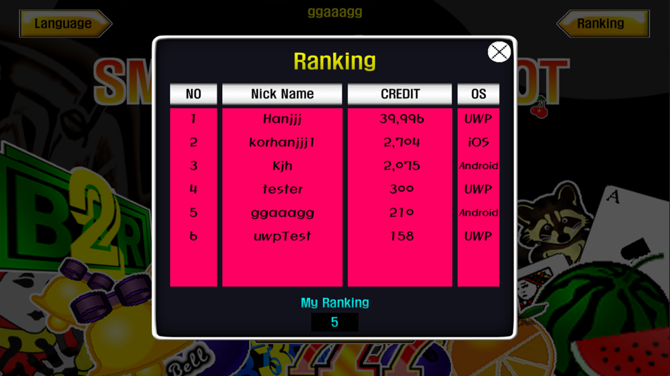 #5. SmartFruits Slot (iOS) 由: H&P