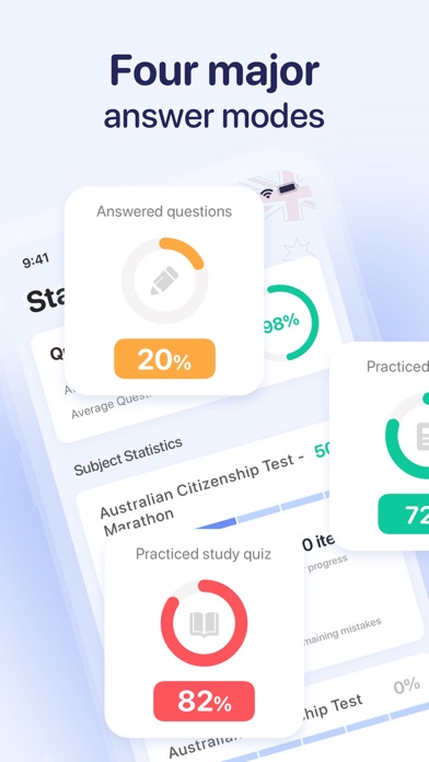 AU Citizenship Test 2024 Screenshot