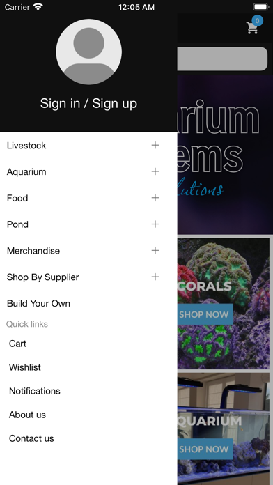Reef Aquatics Screenshot