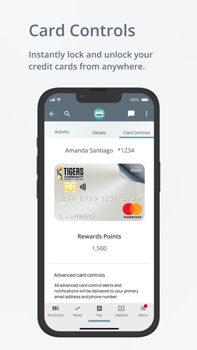 Tigers Community Credit Union Screenshot