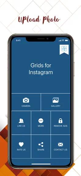 Game screenshot Tile pics for Insta - 9 photos apk