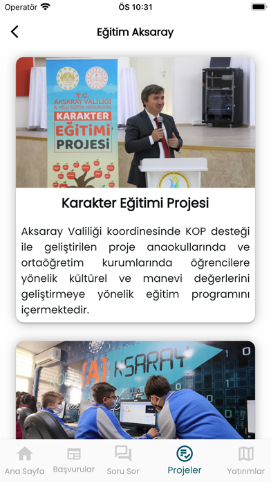 Vizyon Aksaray Valiliği Screenshot