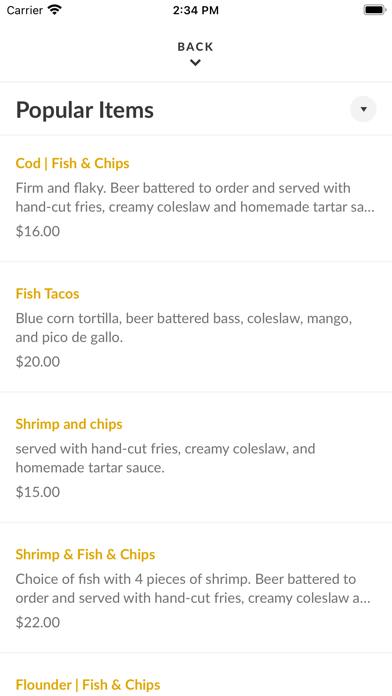 Brothers Fish & Chips Screenshot