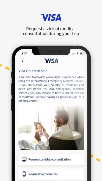 Visa Benefits Screenshot