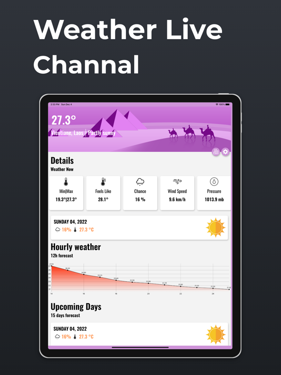 Screenshot #4 pour Weather Live Channal