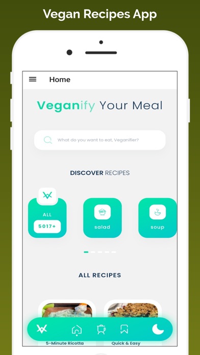 Vegan Recipes App* Screenshot