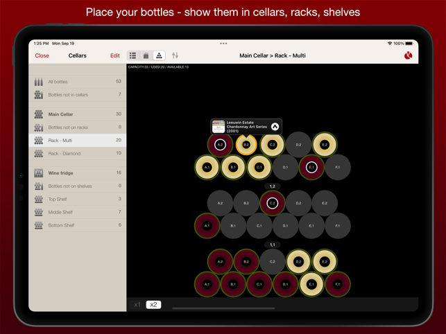 ‎VinoCell - wine cellar manager Screenshot