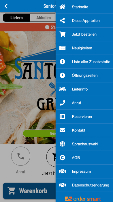 Santorini Grill Screenshot