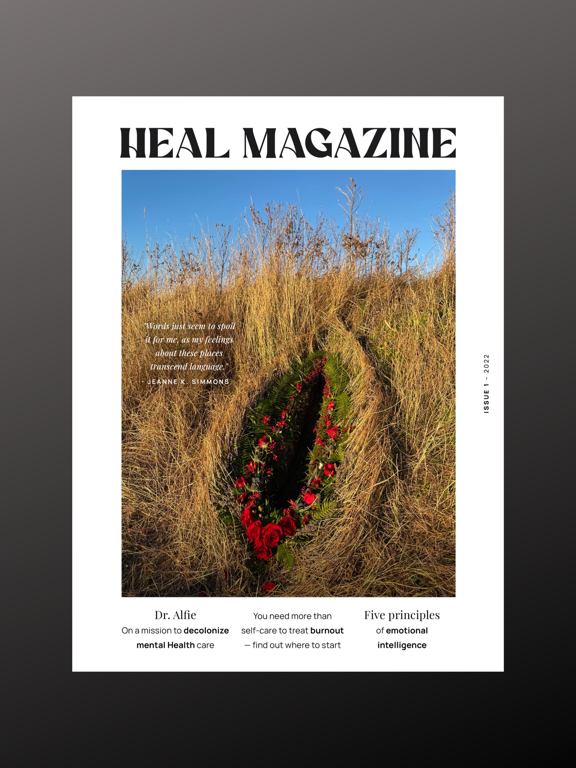Heal Magazine iPad screenshot 1 - Magazines & Newspapers app