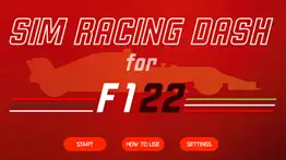 sim racing dash for f122 iphone screenshot 2