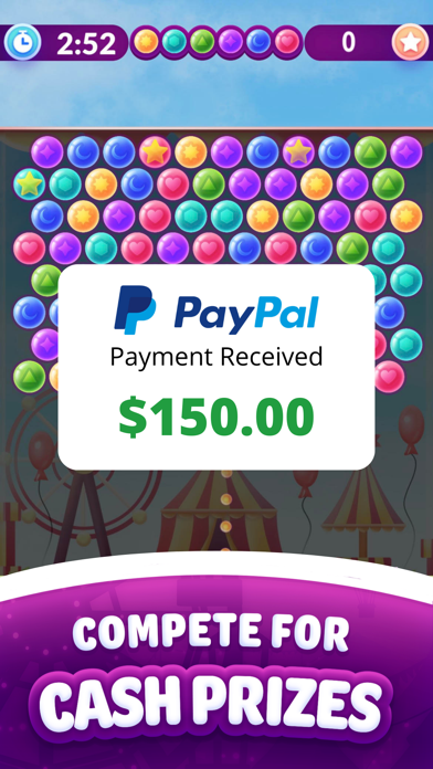 Real Money Bubble Shooter Game screenshot 3