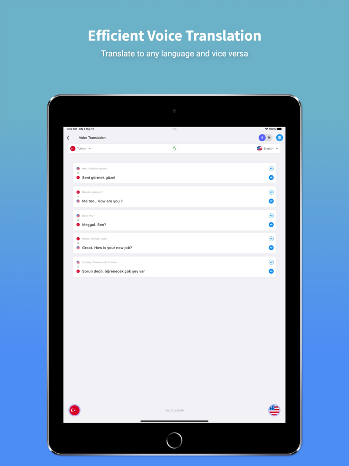 Turkish Translator and Learn 45