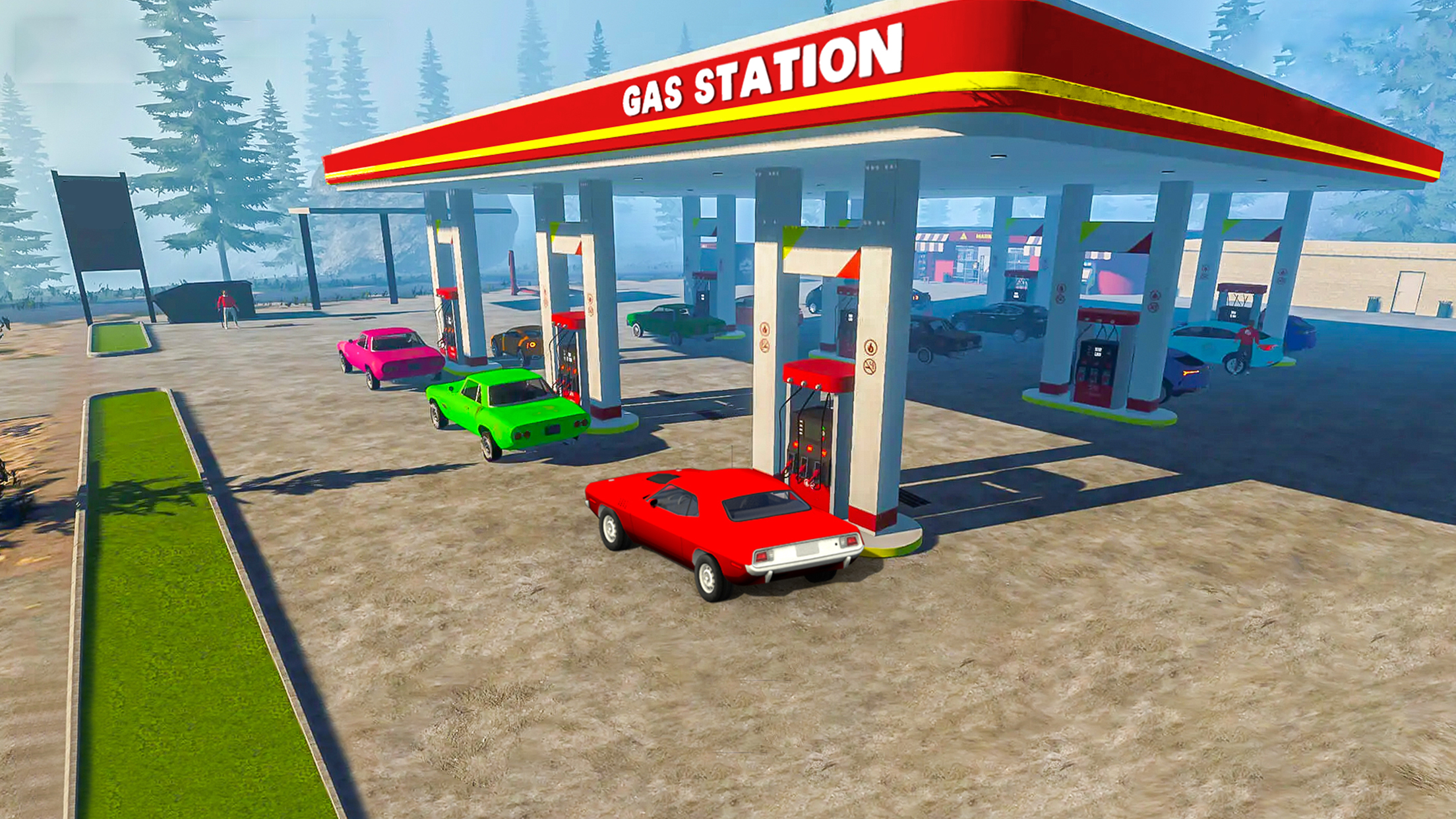 Gas Station Pumping Games 3D