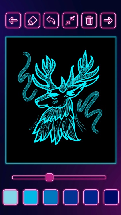 Draw with neon on screen screenshot-3