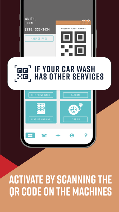 My Wash Club App Screenshot