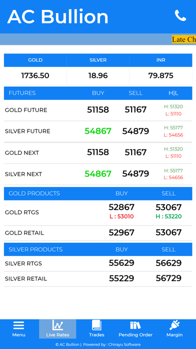 AC Bullion Live Screenshot