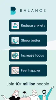 balance: meditation & sleep iphone screenshot 1