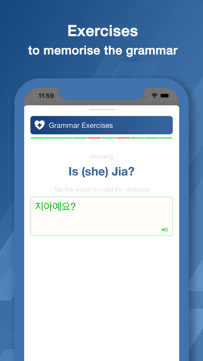 Bootstrap Korean Grammar
