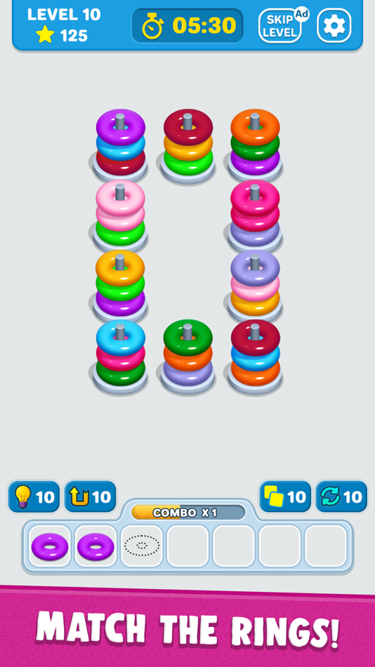 #1. Match 3D Ring- Triple Matching (iOS) 由: Mrudul Babariya