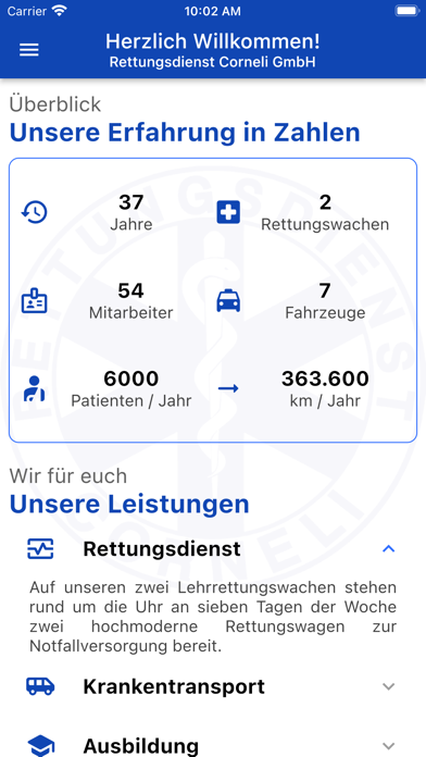 Rettungsdienst Corneli Screenshot