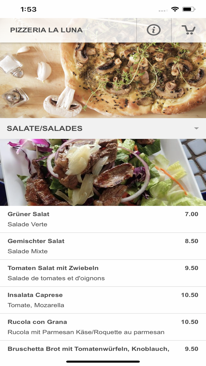 Pizzeria La Luna Resturant