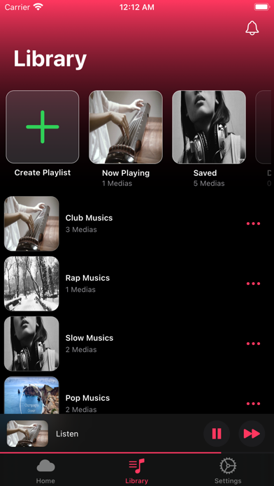 Cloud Music Drive Screenshot