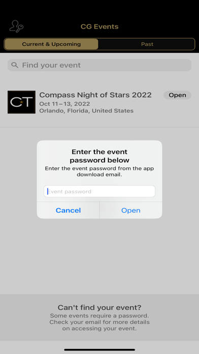 Compass Events Screenshot