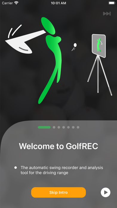 GolfRec - Golf Swing Analyzer Screenshot
