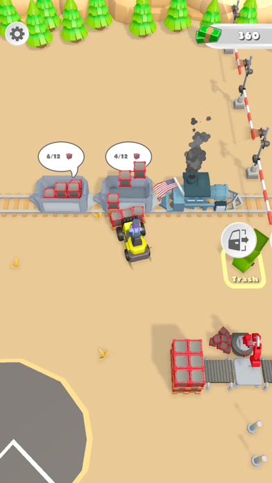 Cargo Train Station 3D Screenshot
