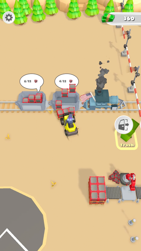 #2. Cargo Train Station 3D (iOS) 由: Brew Games