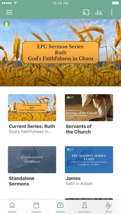 EPC English Ministry Screenshot