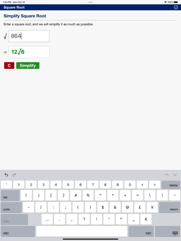 Square Root Calculator