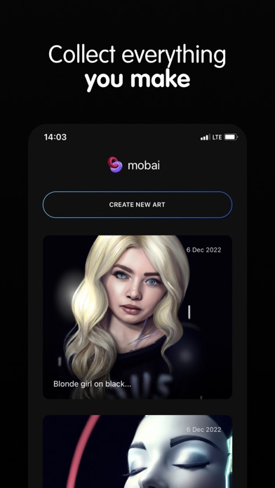 MobAI - AI Art Generator Screenshot