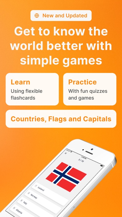 Geography Games & Flag Quiz Screenshot