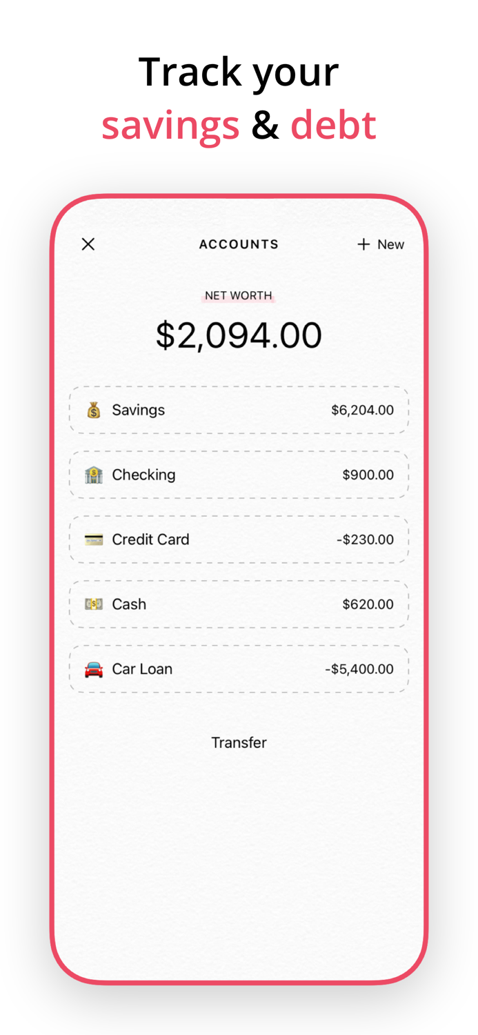 Budget Planner App - Fleur