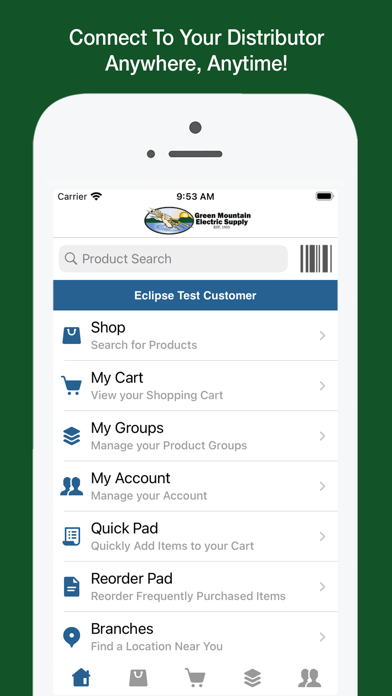 Green Mountain Electric Supply Screenshot